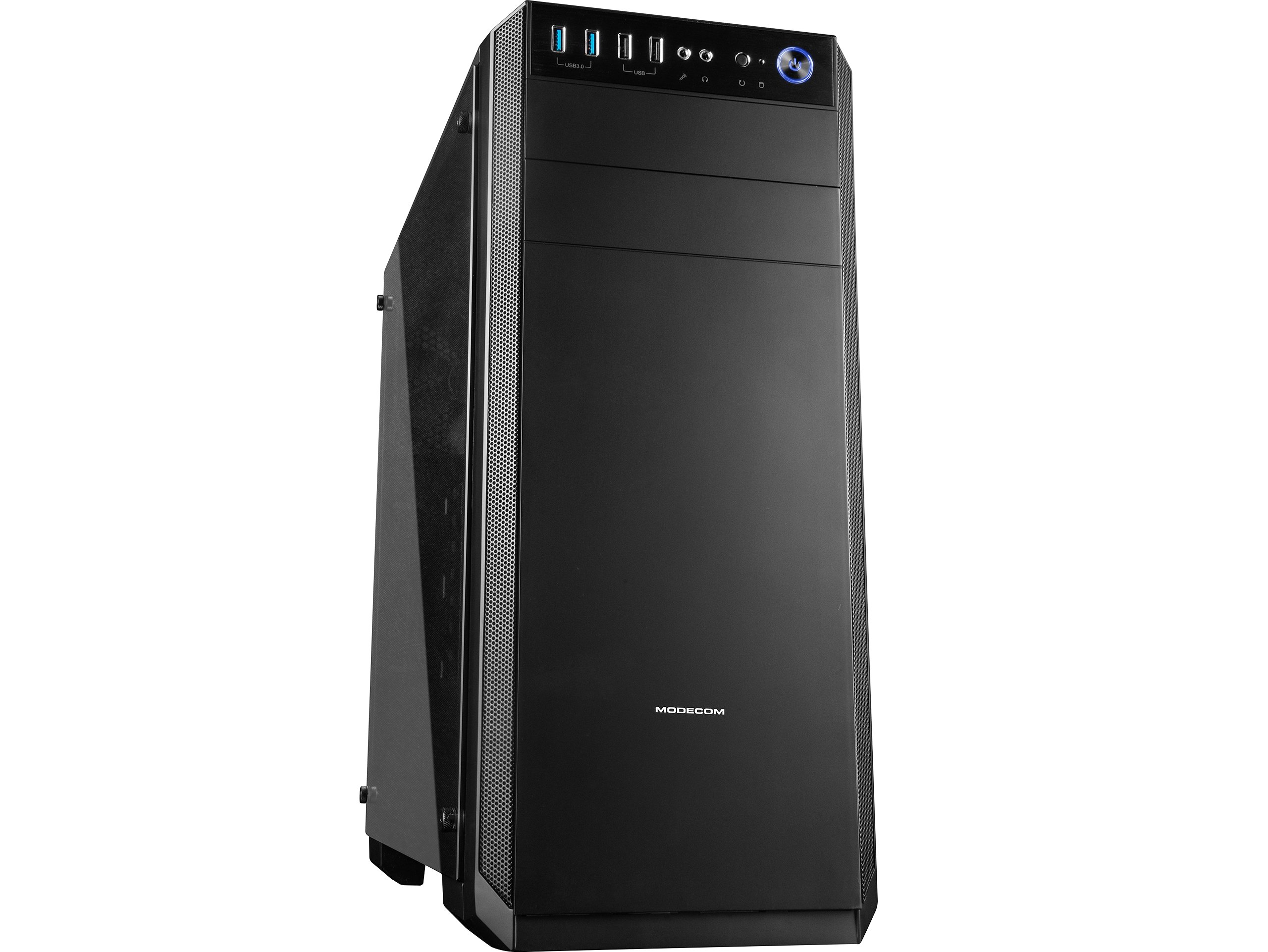 Kryt MODECOM Oberon Pro Glass Black Midi Tower, čierny